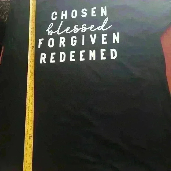 Chosen Blessed Forgiven Redeemed T shirt - Picture 6 of 7